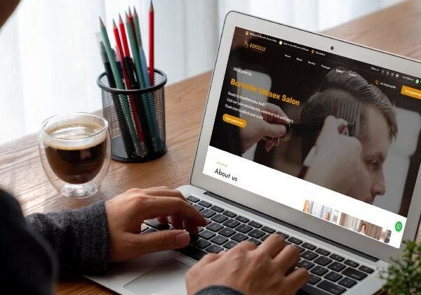 Borcelle Salon - OnePage Unisex Salon Website
